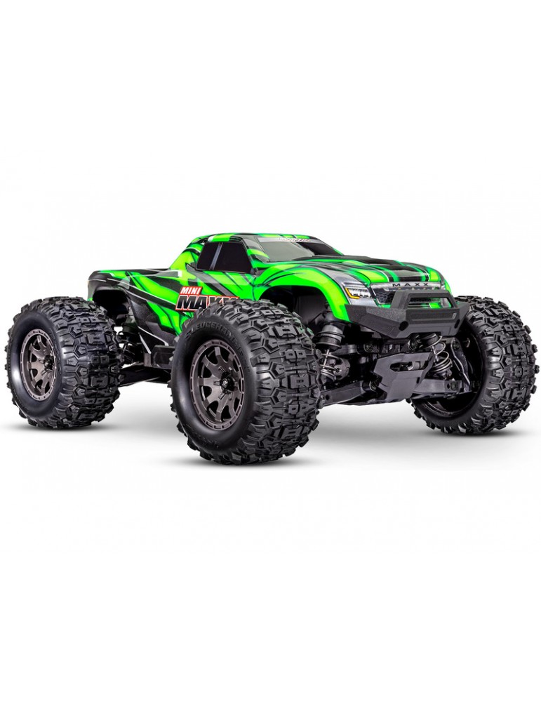 Traxxas Mini Maxx 1:12 BL-2s RTR Žalia