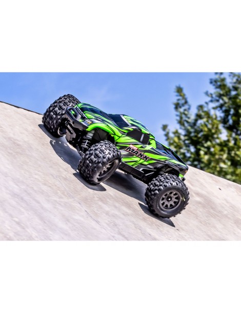 Traxxas Mini Maxx 1:12 BL-2s RTR Žalia