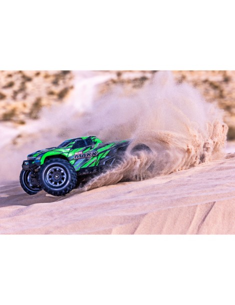 Traxxas Mini Maxx 1:12 BL-2s RTR Žalia