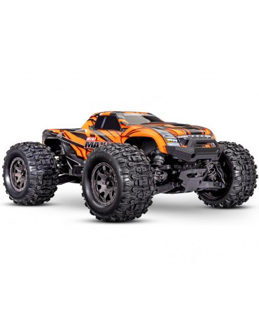 Traxxas Mini Maxx 1:12 BL-2s RTR Oranžinis