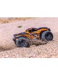 Traxxas Mini Maxx 1:12 BL-2s RTR Oranžinis