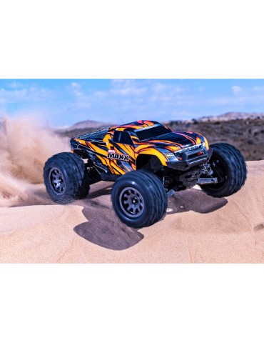 Traxxas Mini Maxx 1:12 BL-2s RTR Oranžinis