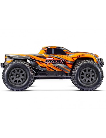 Traxxas Mini Maxx 1:12 BL-2s RTR Oranžinis