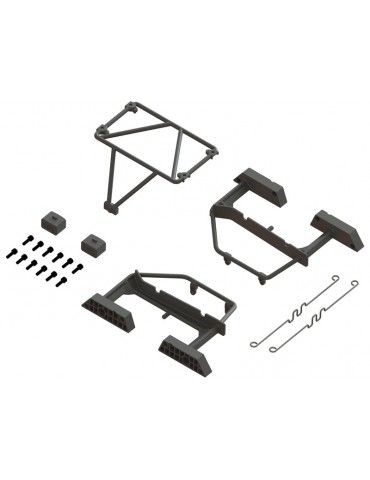 Arrma Desert Truck Body Roll Cage Set, Black: Grom