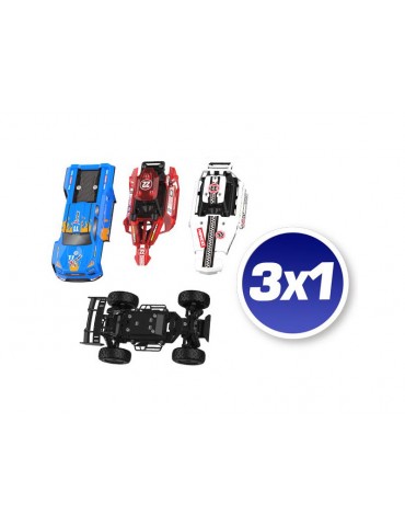 NINCORACERS Stream 3 in 1 2,4 GHz RTR rinkinys