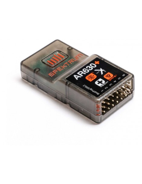 Spektrum imtuvas AR630+ DSMX 6 kanalų AS3X+