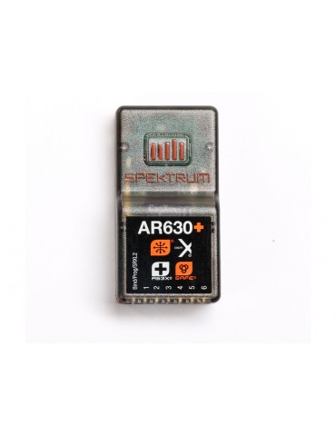 Spektrum imtuvas AR630+ DSMX 6 kanalų AS3X+