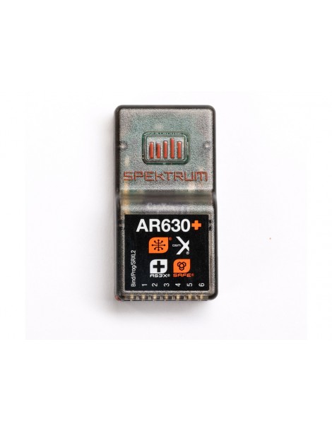 Spektrum imtuvas AR630+ DSMX 6 kanalų AS3X+