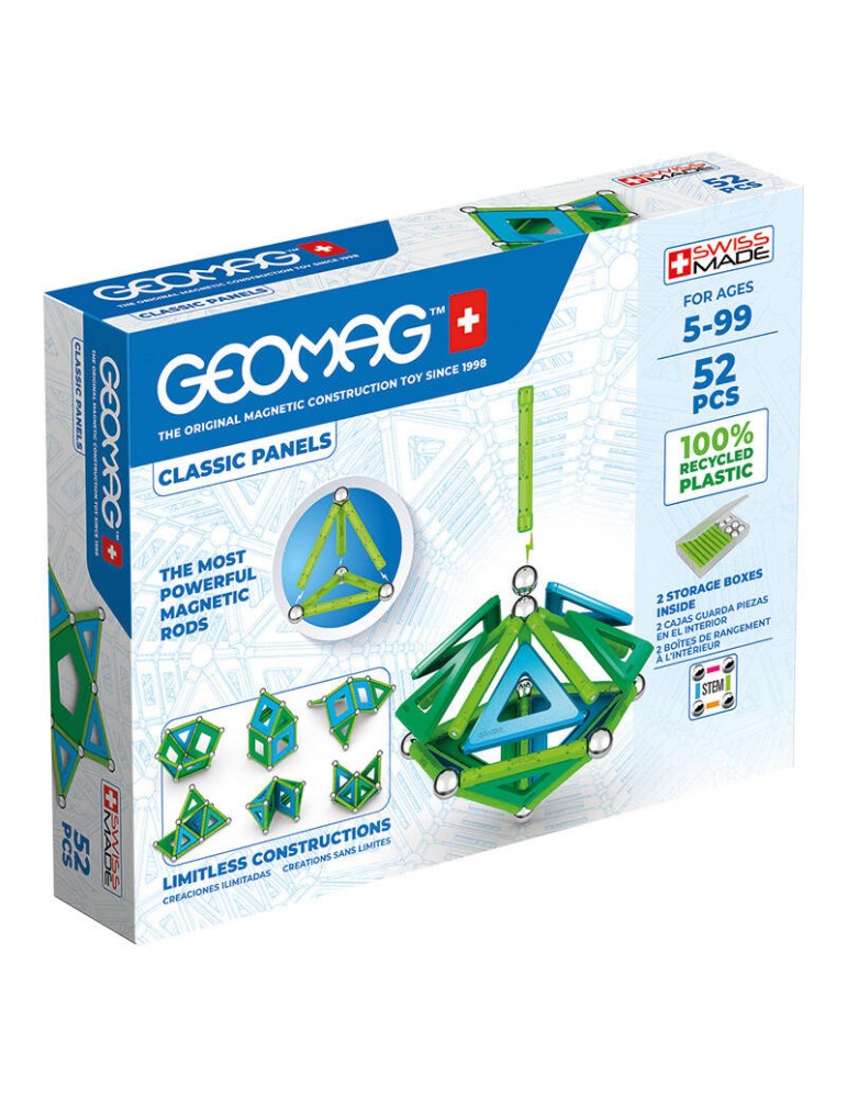 Classic Panels Recycled 52-piece GEOMAG GEO-471