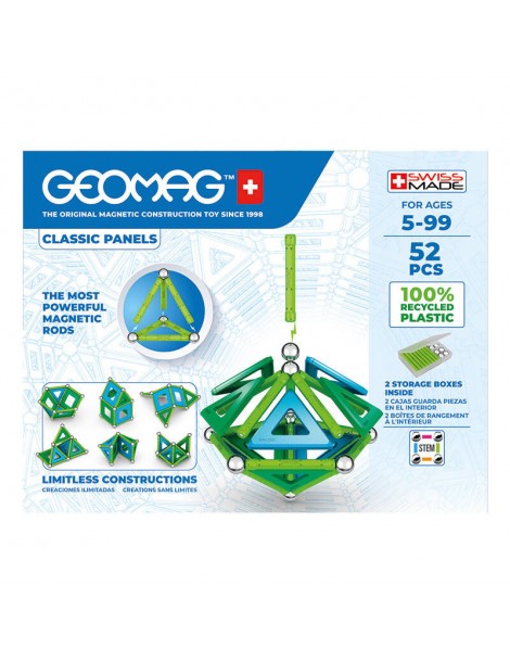 Classic Panels Recycled 52-piece GEOMAG GEO-471