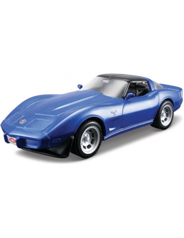 Maisto Chevrolet Corvette 1978 1:39, mėlyna metallic