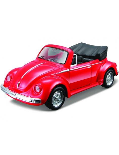 Maisto Volkswagen 1303 Cabriolet 1:36 raudona