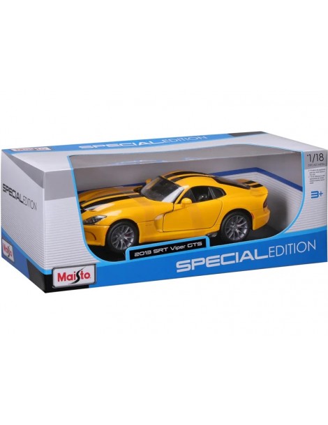 Maisto Dodge SRT Viper GTS 2013 1:18 yellow