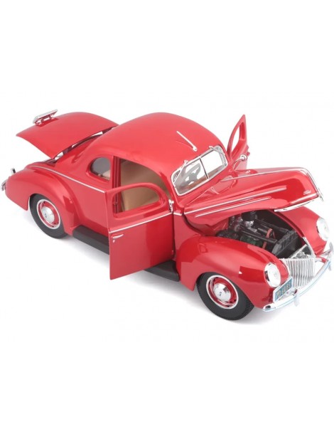 Maisto Ford Deluxe Coupe 1939 1:18 red