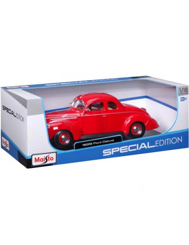 Maisto Ford Deluxe Coupe 1939 1:18 red