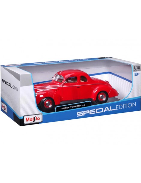 Maisto Ford Deluxe Coupe 1939 1:18 red