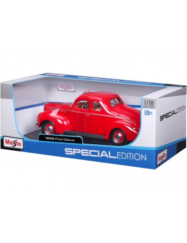 Maisto Ford Deluxe Coupe 1939 1:18 red