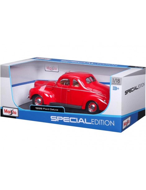 Maisto Ford Deluxe Coupe 1939 1:18 red