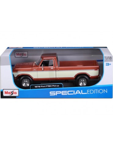 Maisto Ford F150 Pick-up 1979 1:18 metal za brown