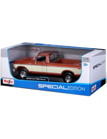 Maisto Ford F150 Pick-up 1979 1:18 metal za brown
