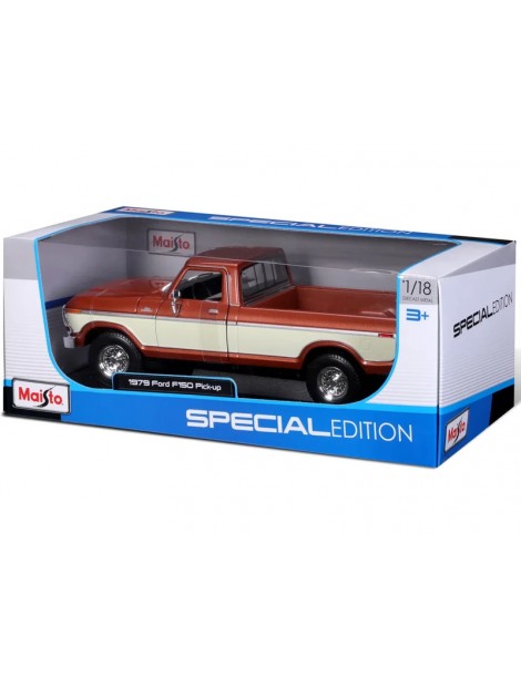 Maisto Ford F150 Pick-up 1979 1:18 metal za brown