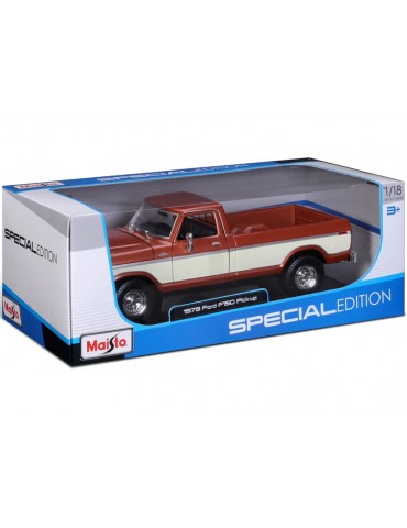 Maisto Ford F150 Pick-up 1979 1:18 metal za brown