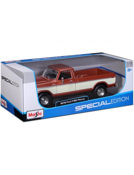 Maisto Ford F150 Pick-up 1979 1:18 metal za brown