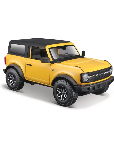 Maisto Ford Bronco Badlands 2021 1:24 geltona