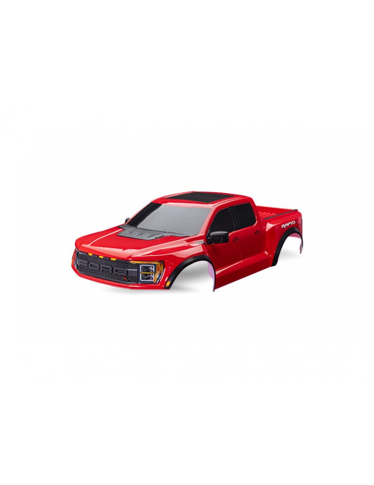Traxxas Body, Ford Raptor R, complete (red)