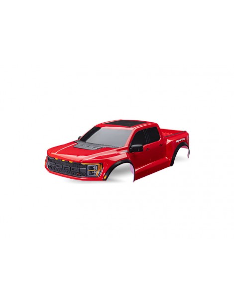 Traxxas Body, Ford Raptor R, complete (red)
