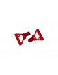 Traxxas Suspenion arms, lower, front, aluminum (red-anodized) (left & right)