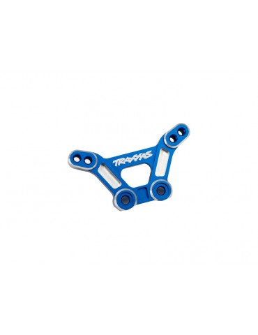 Traxxas Shock tower, front, aluminum (blue-anodized)