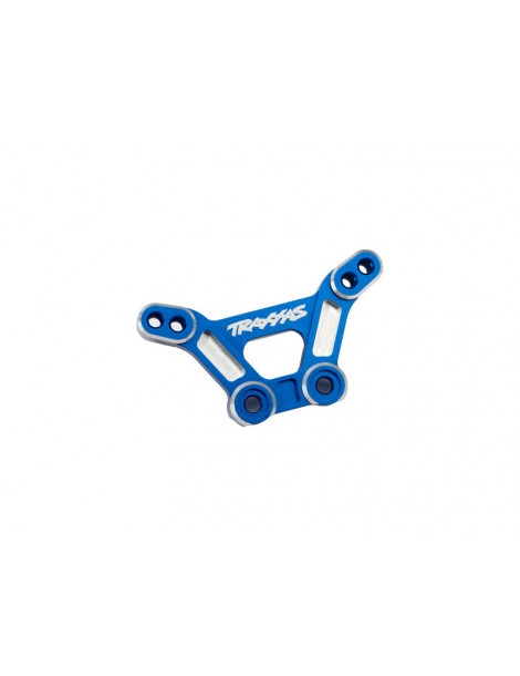 Traxxas Shock tower, front, aluminum (blue-anodized)