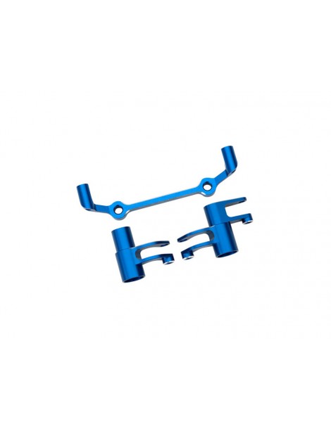 Traxxas Steering bellcranks, drag link (blue-anodized aluminum)