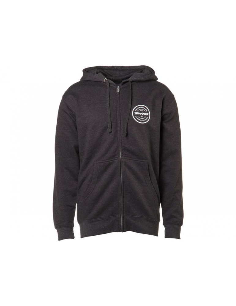 Traxxas Token Zip Hoodie Charcoal M