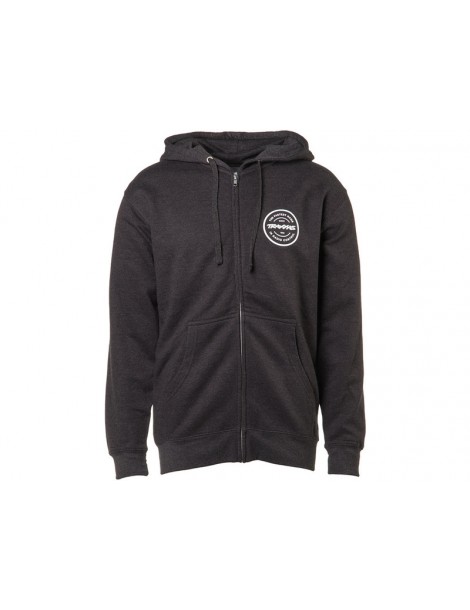 Traxxas Token Zip Hoodie Charcoal M