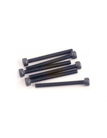 Traxxas Screws, M3x30mm cap head (hex drive) (6)