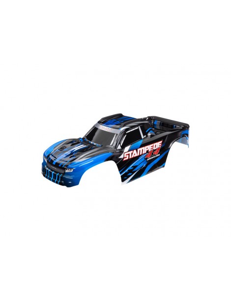Traxxas Body, Stampede 4X4 Brushless, blue (for clipless mounting)