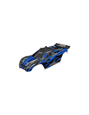 Traxxas Body, Rustler 4X4 VXL, blue (clipless)