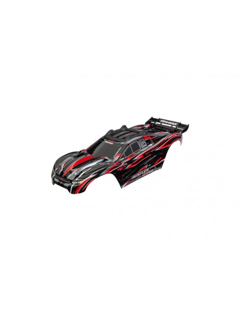 Traxxas Body, Rustler 4X4 VXL, red (clipless)
