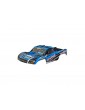 Traxxas Body, Slash, blue (painted) (clipless)