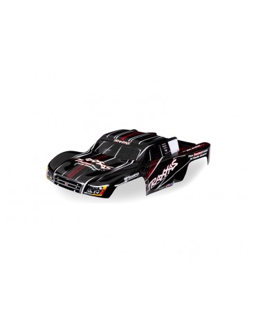 Traxxas Body, 1/16 Slash 4X4, black (painted)