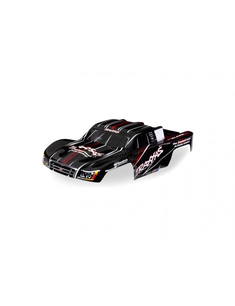 Traxxas Body, 1/16 Slash 4X4, black (painted)