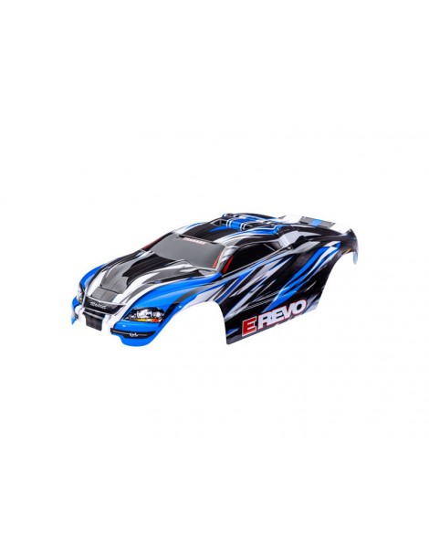 Traxxas Body, 1/16 E-Revo, blue (painted)