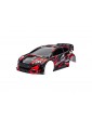Traxxas Body, Ford Fiesta ST Rally Brushless, red