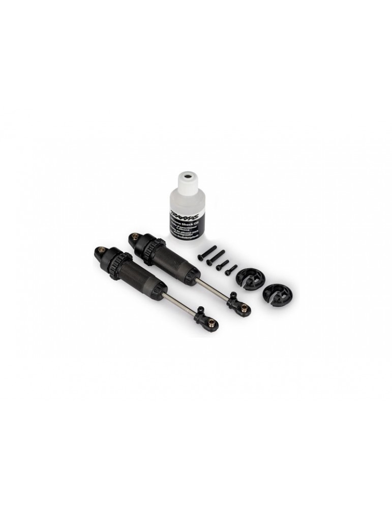 Traxxas Shocks, GTR xx-long (gray) (assembled) (2) (without springs)
