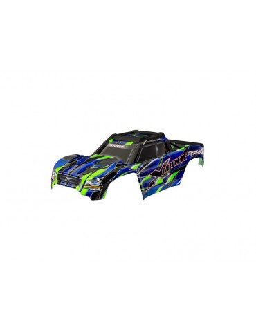 Traxxas Body, X-Maxx, green (painted)