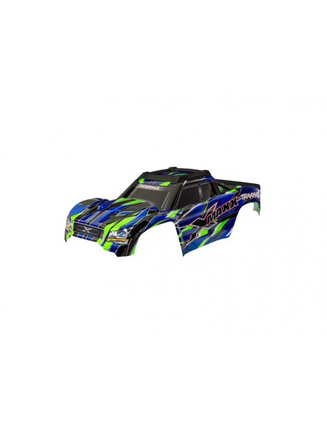 Traxxas Body, X-Maxx, green (painted)
