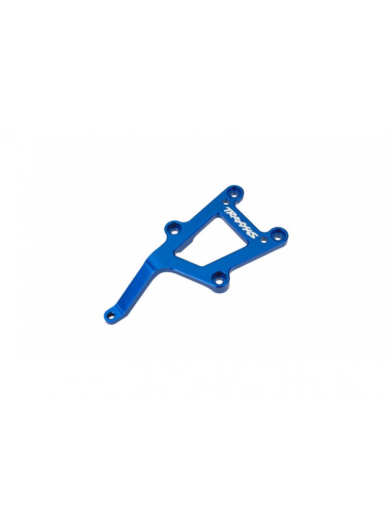Traxxas Chassis brace, front, aluminum (blue-anodized)