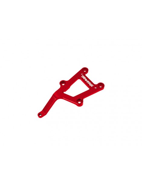 Traxxas Chassis brace, front, aluminum (red-anodized)